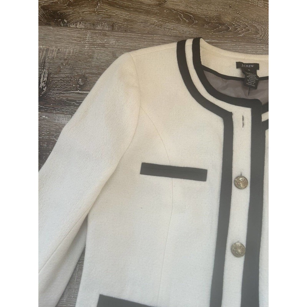 J Crew Fanfare Jacket In Felted Wool Women’s Size 6 - Picture 3 of 10